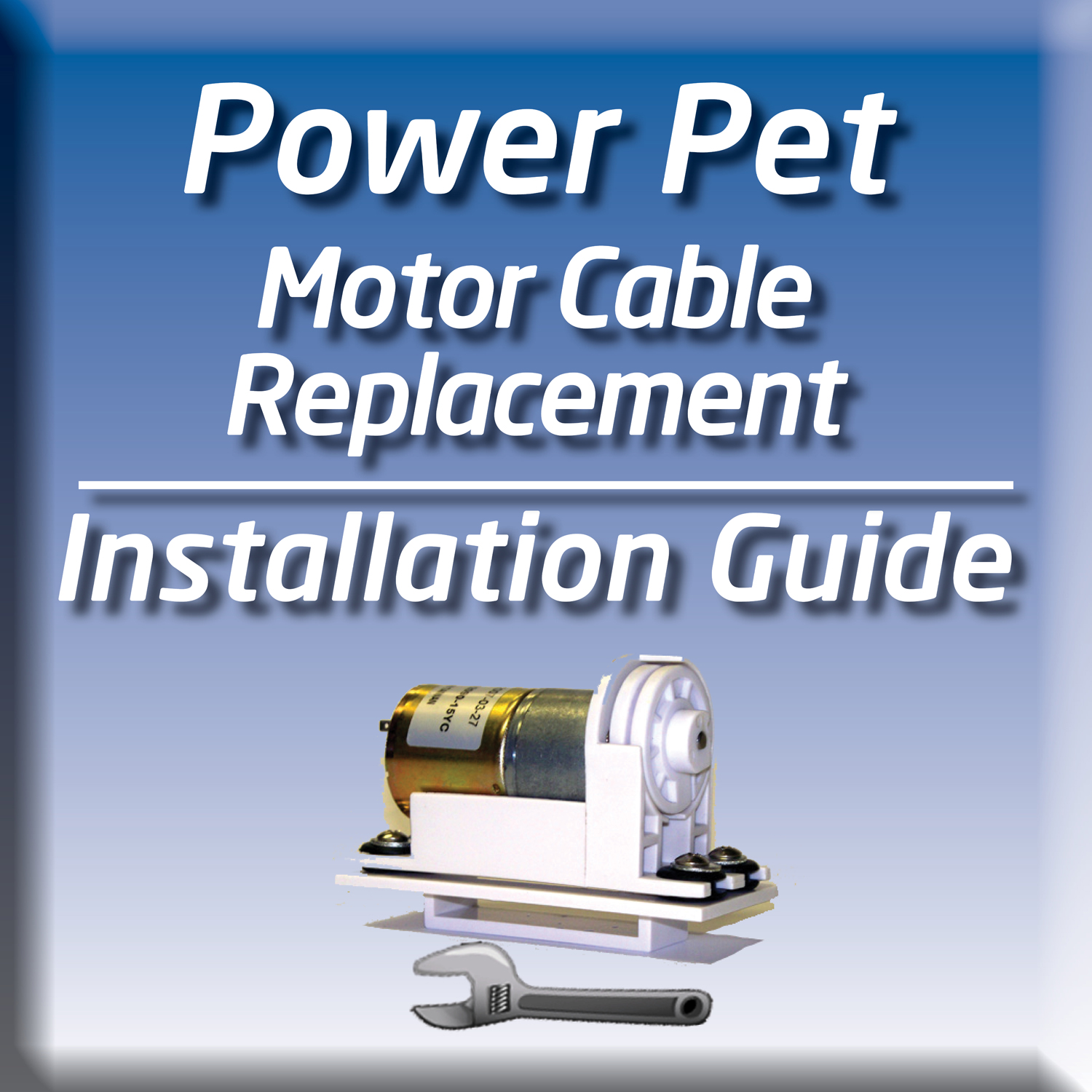 Quickly replace your doggy door motor cable